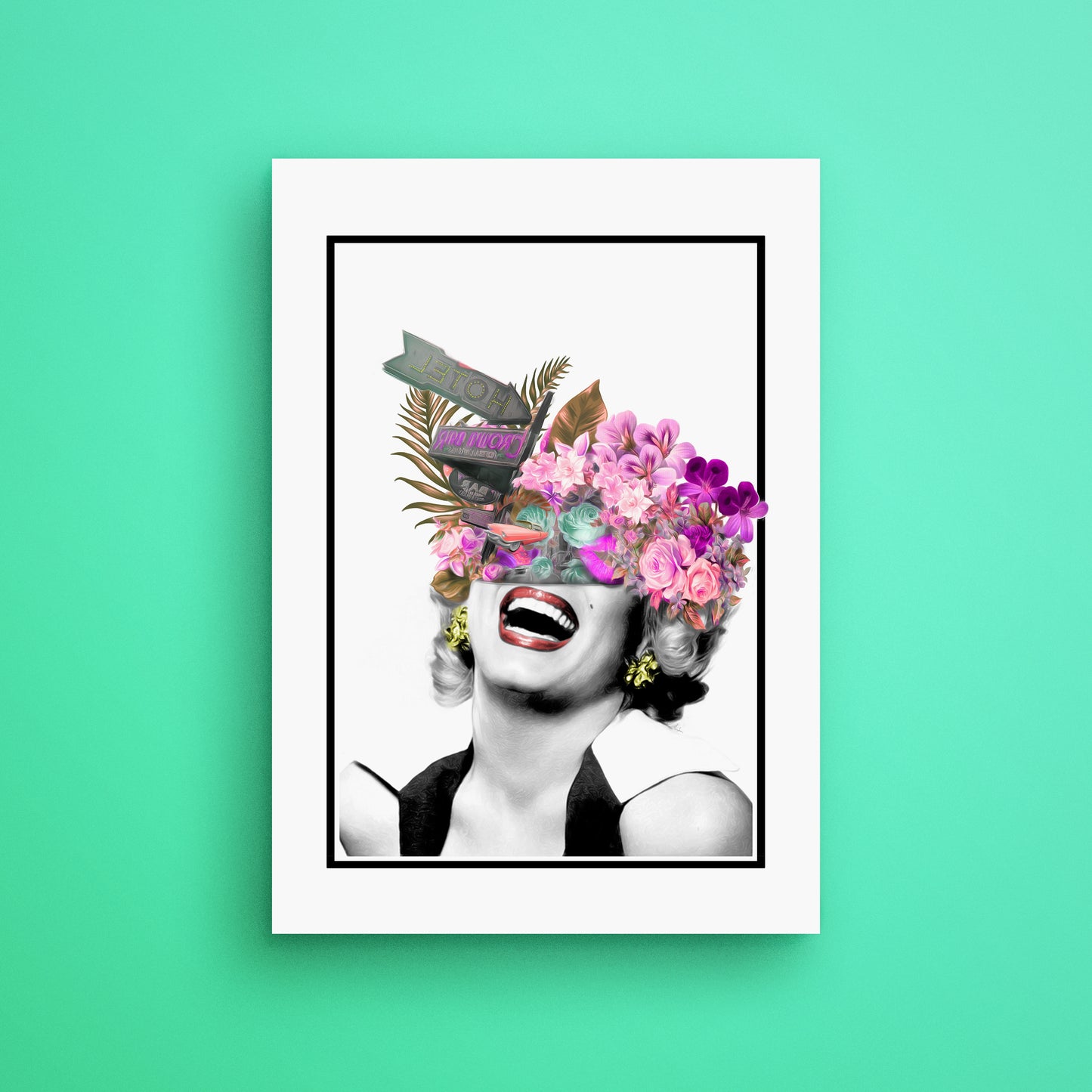 Marilyn Monroe - Floral Broadway - EGLOOP