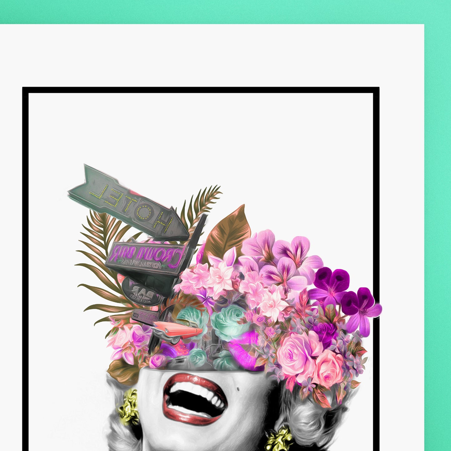 Marilyn Monroe - Floral Broadway - EGLOOP