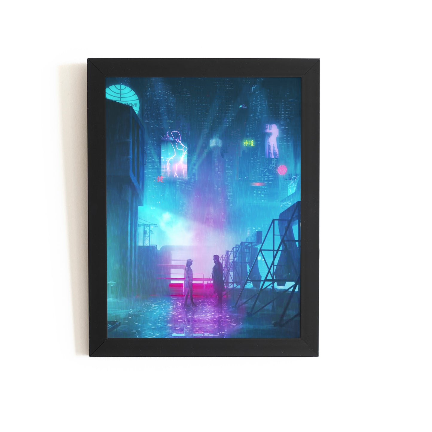 Blade Runner Painting Poster | Borderless | 8.5" x 11" - glossy Blade Runner 2049