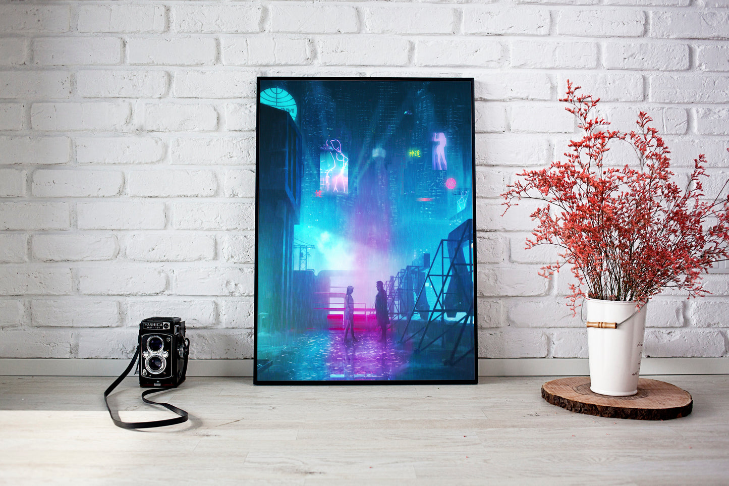 Blade Runner Painting Poster | Borderless | 8.5" x 11" - glossy Blade Runner 2049