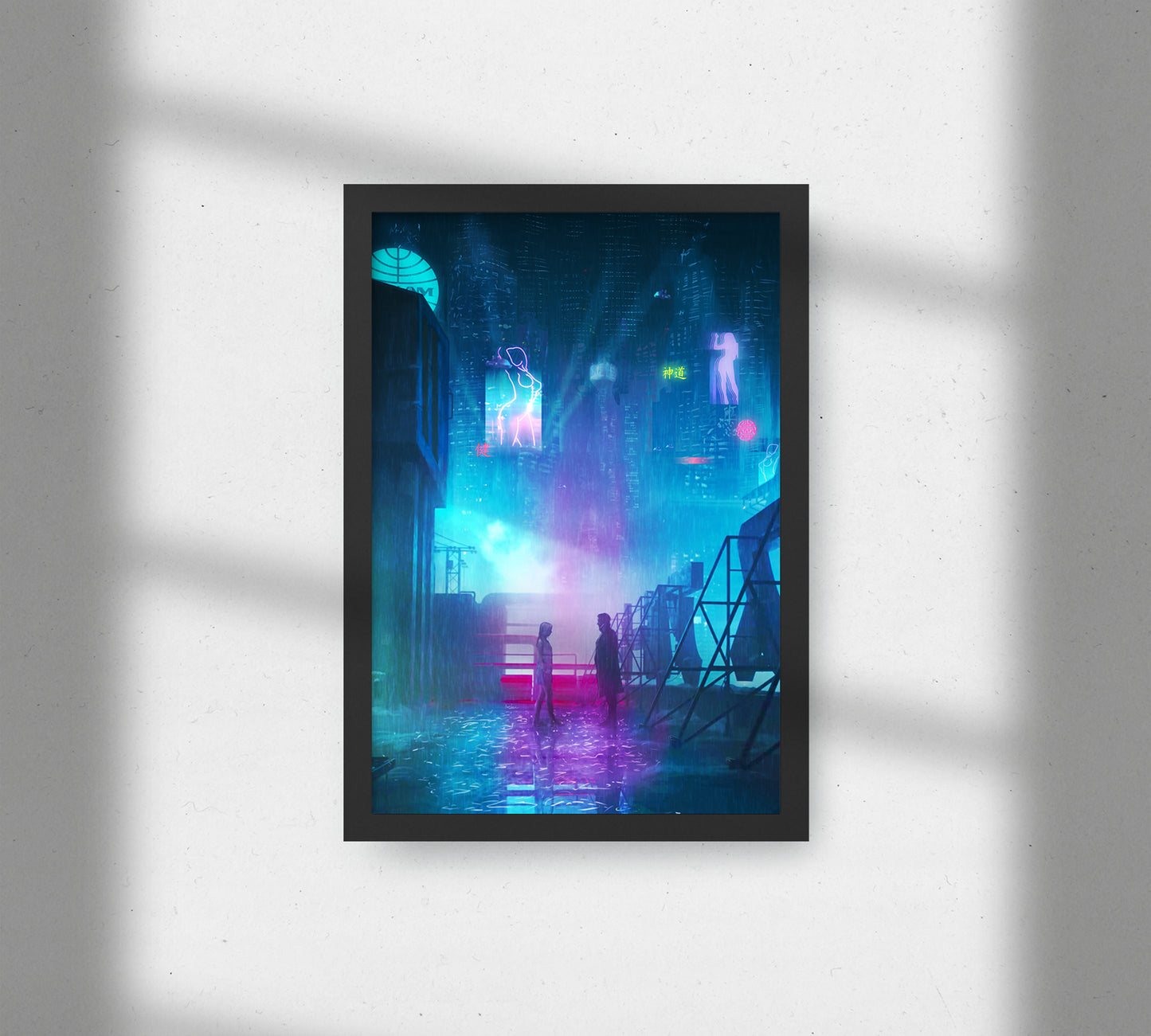 Blade Runner Painting Poster | Borderless | 8.5" x 11" - glossy Blade Runner 2049