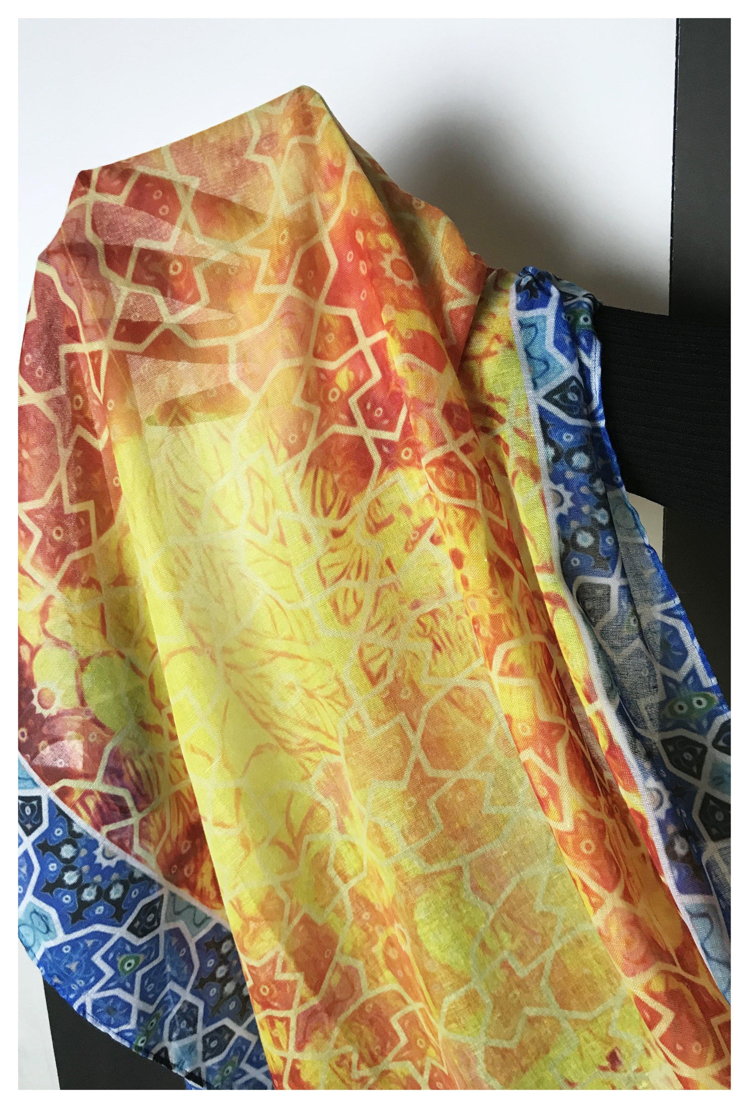 Lightweight Scarf | Gustav Klimt inspired | LIMITED EDITION | Original Painting - EGLOOP