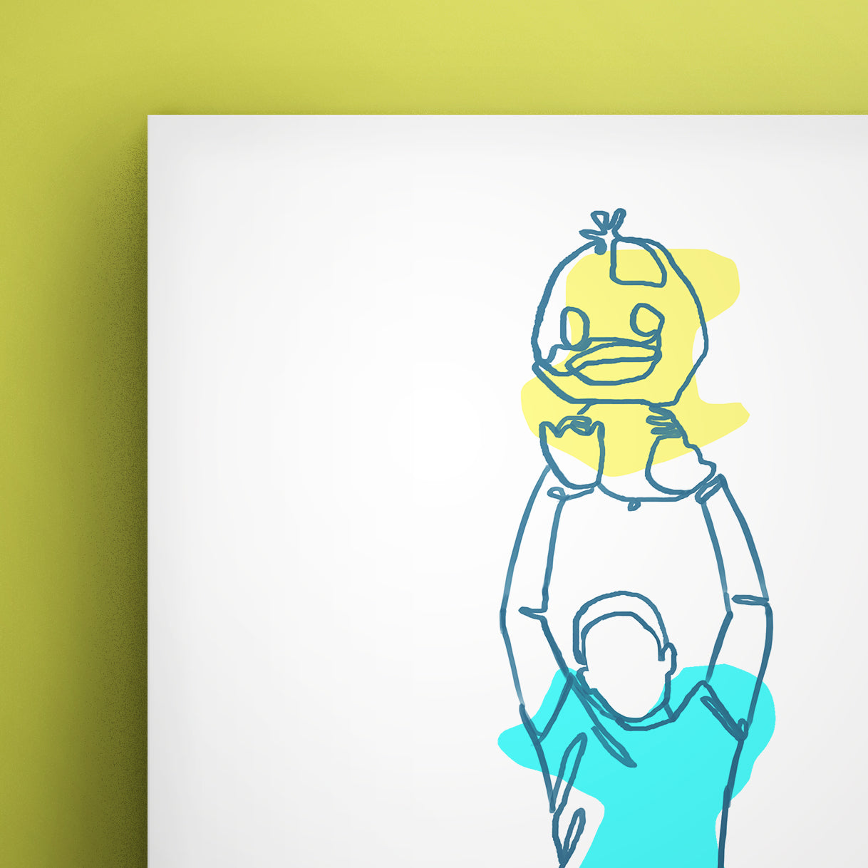Winner Line Art Poster | Print | Art | Painting - EGLOOP