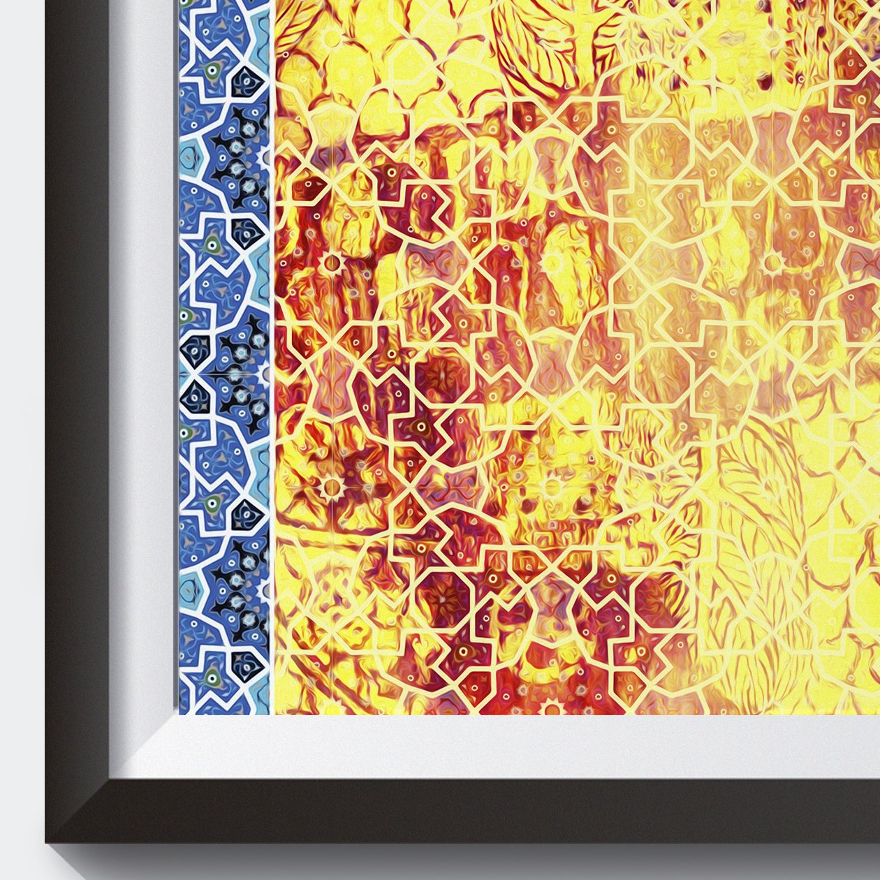 Gustav Klimt & Persian Ceramic Art inspired Painting - EGLOOP