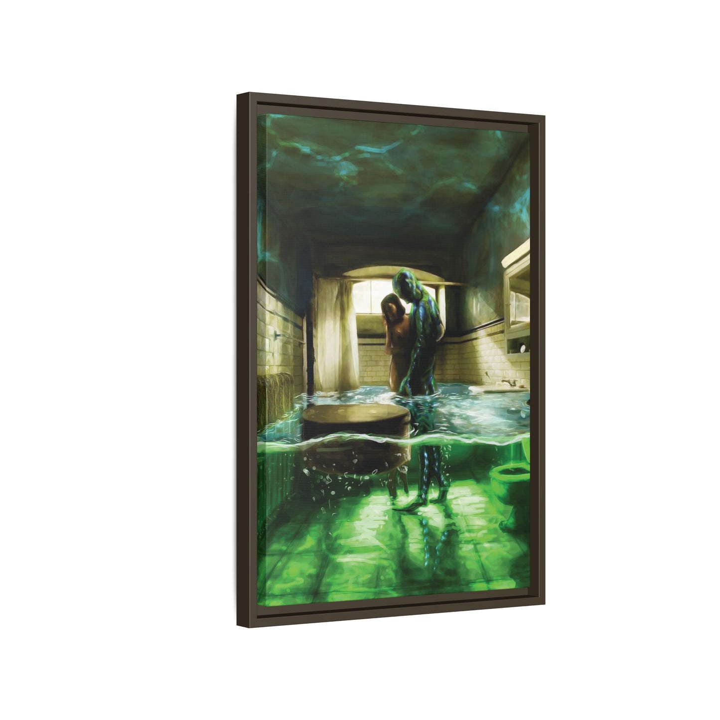 Shape of Water Canvas Art Print - Wall Decor