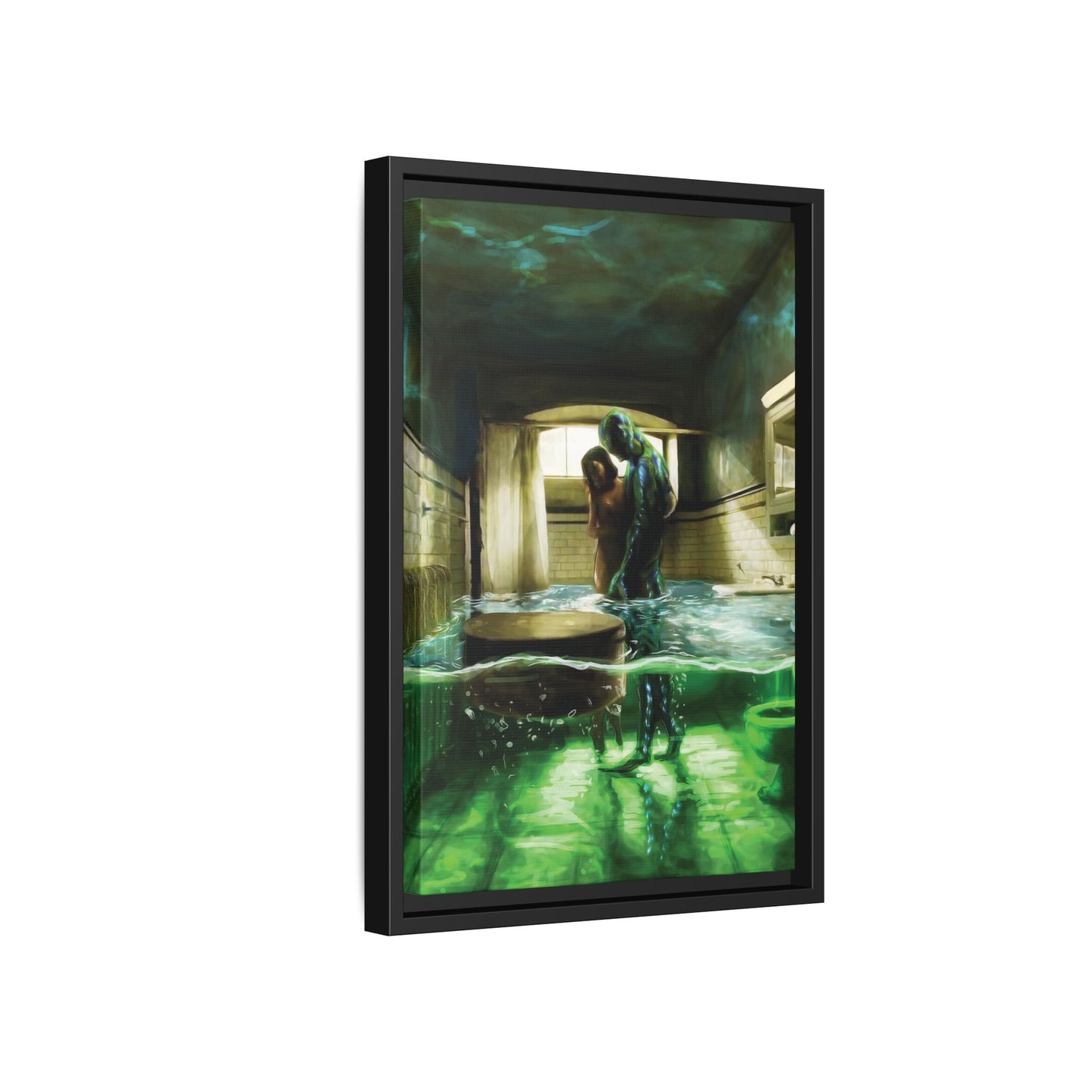 Shape of Water Canvas Art Print - Wall Decor