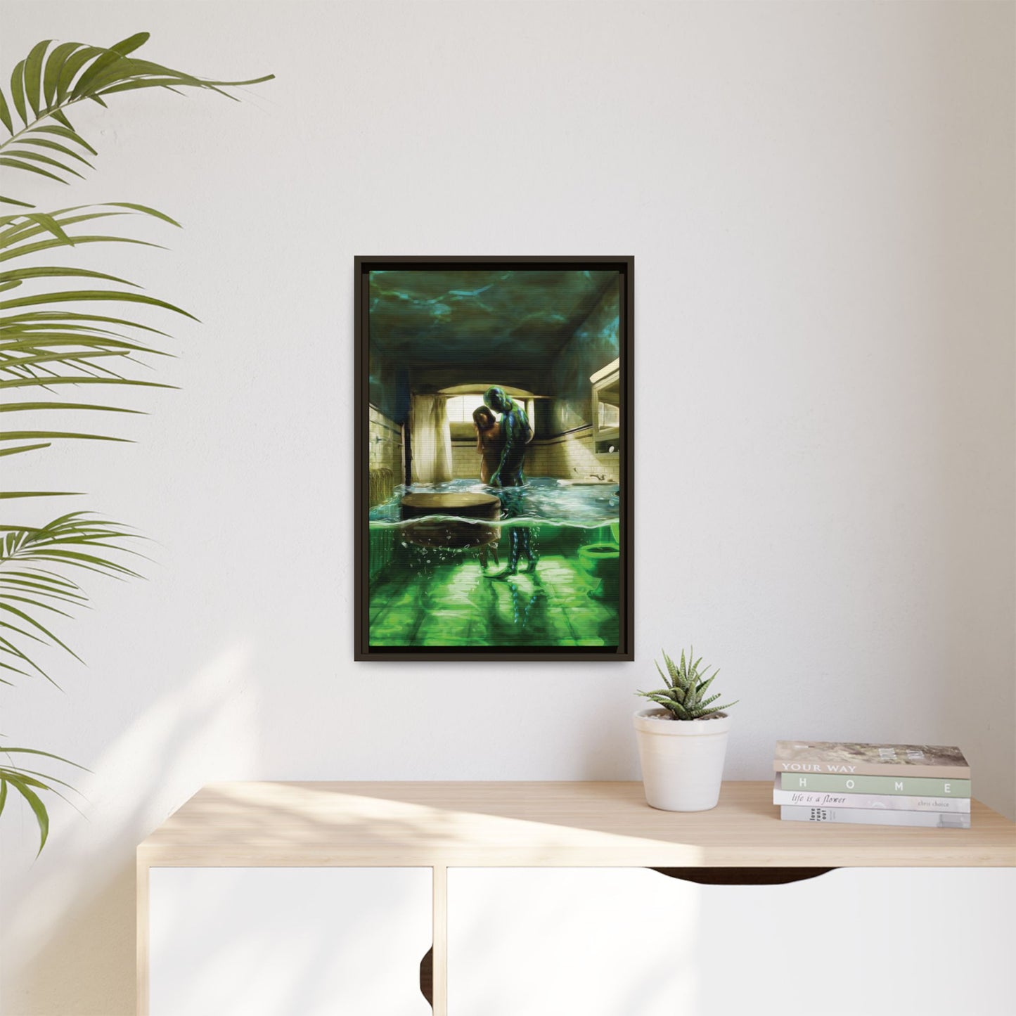 Shape of Water Canvas Art Print - Wall Decor