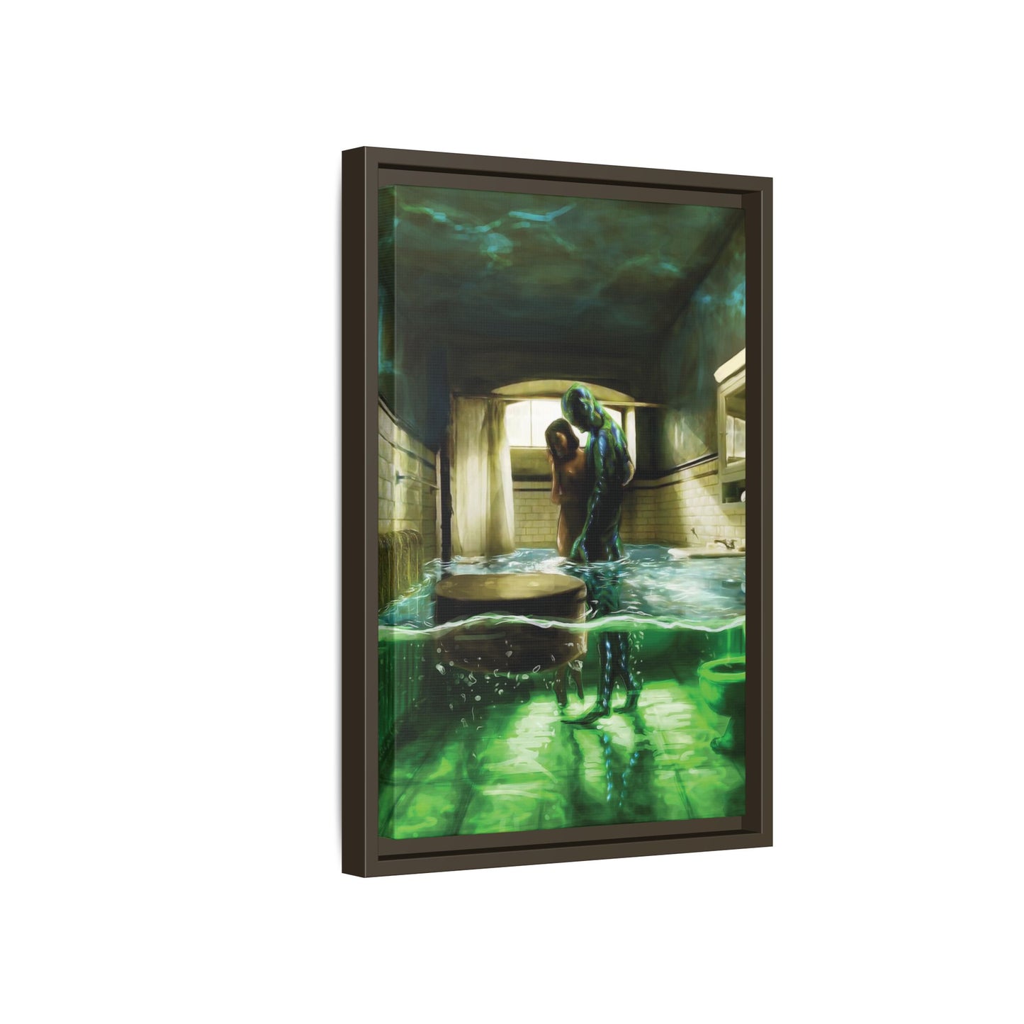 Shape of Water Canvas Art Print - Wall Decor
