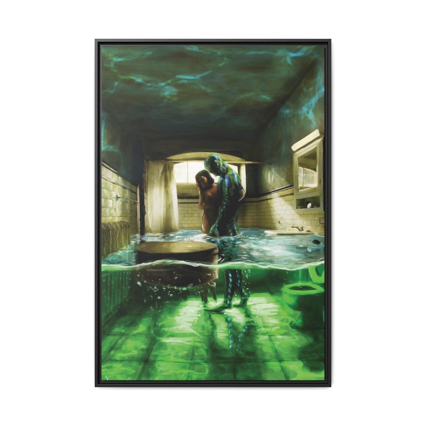 Shape of Water Canvas Art Print - Wall Decor