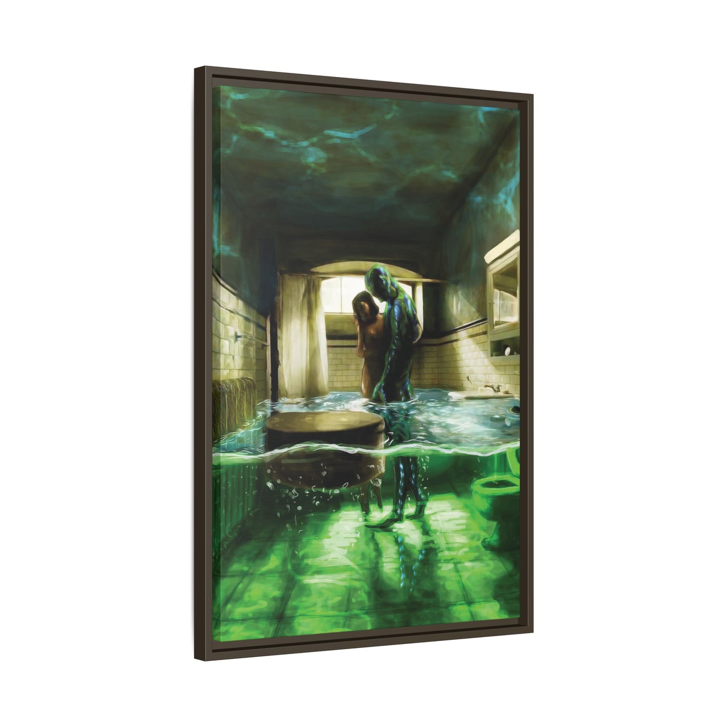 Shape of Water Canvas Art Print - Wall Decor