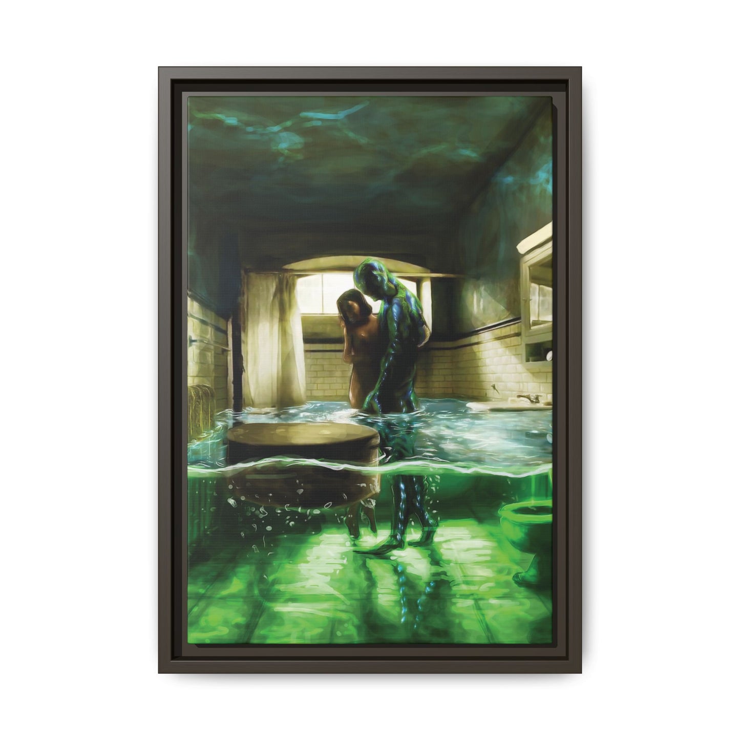 Shape of Water Canvas Art Print - Wall Decor