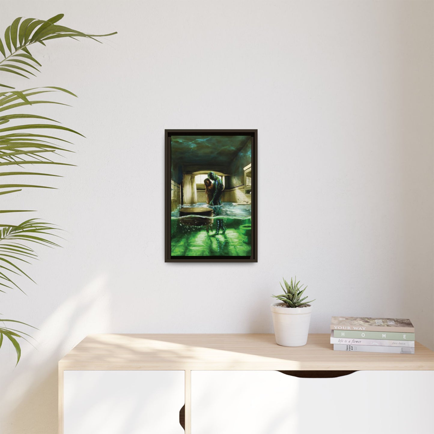 Shape of Water Canvas Art Print - Wall Decor