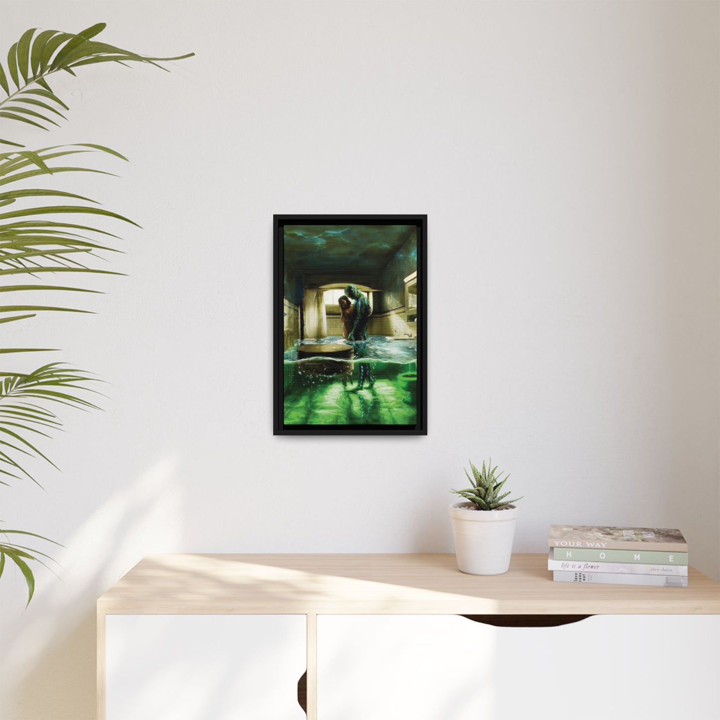 Shape of Water Canvas Art Print - Wall Decor