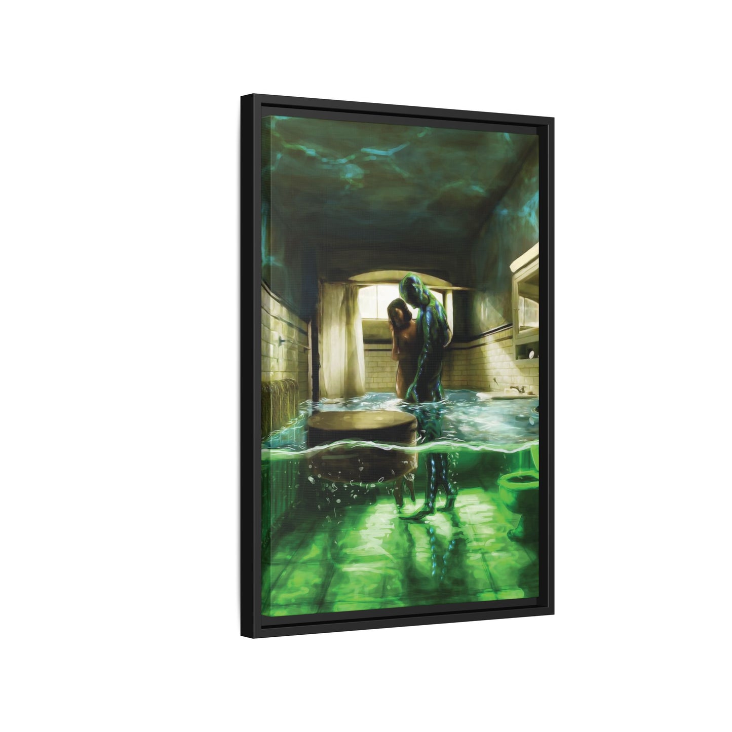 Shape of Water Canvas Art Print - Wall Decor