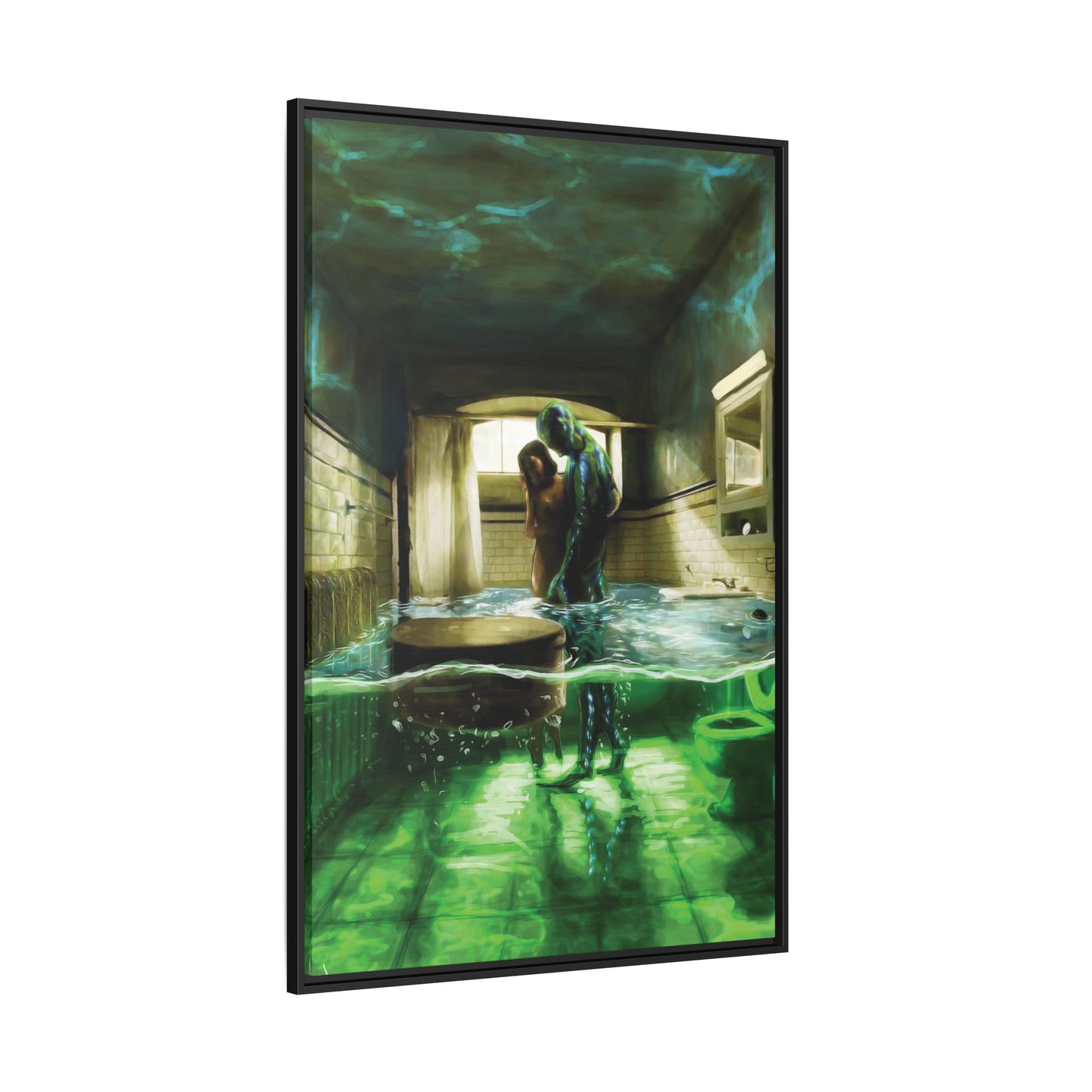 Shape of Water Canvas Art Print - Wall Decor