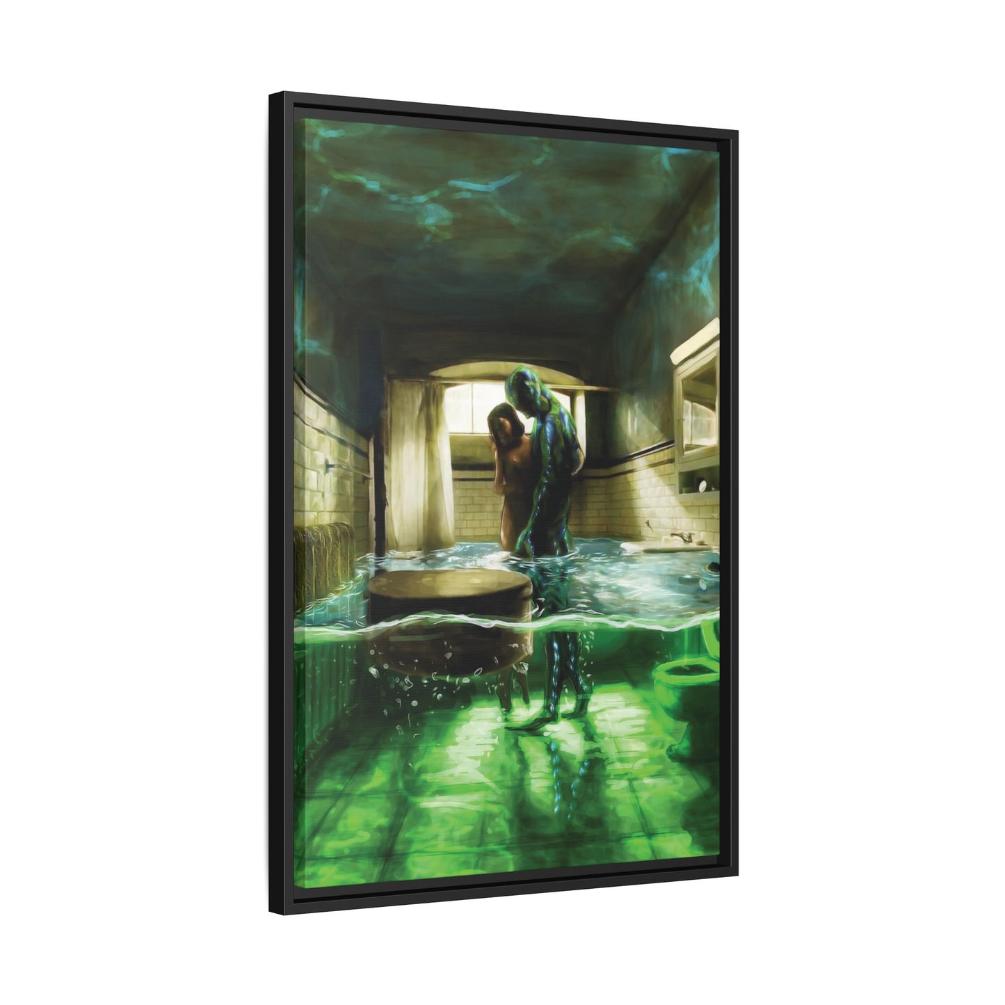 Shape of Water Canvas Art Print - Wall Decor