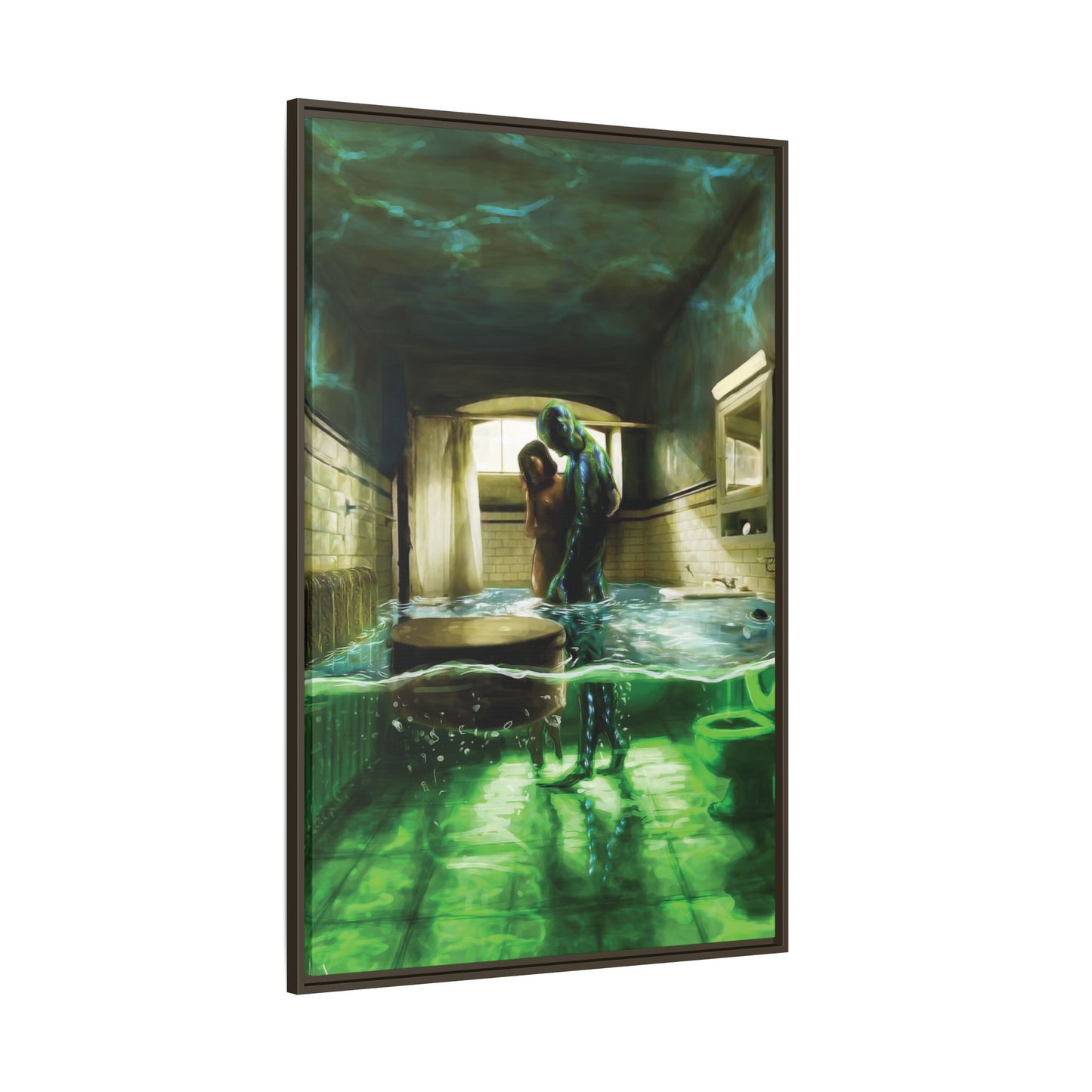 Shape of Water Canvas Art Print - Wall Decor