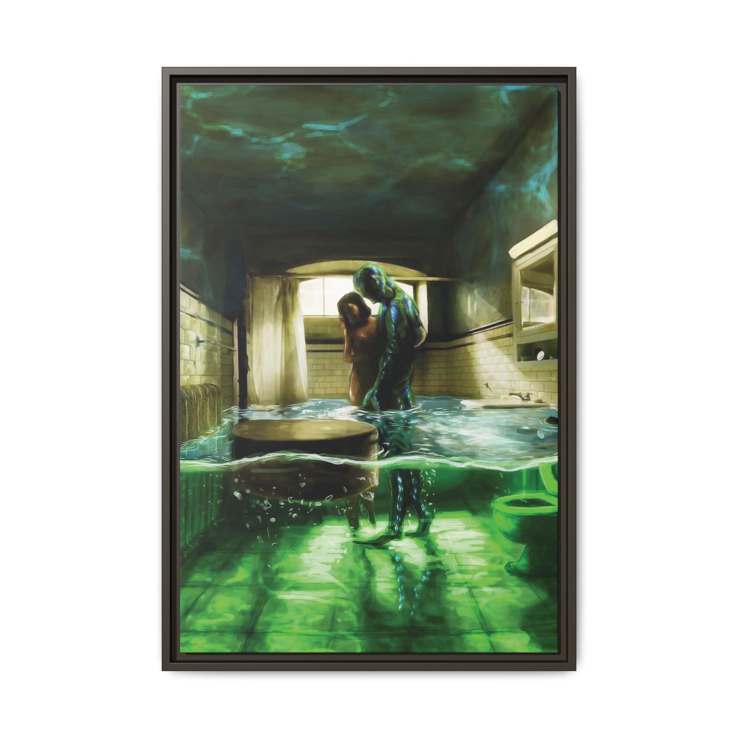 Shape of Water Canvas Art Print - Wall Decor