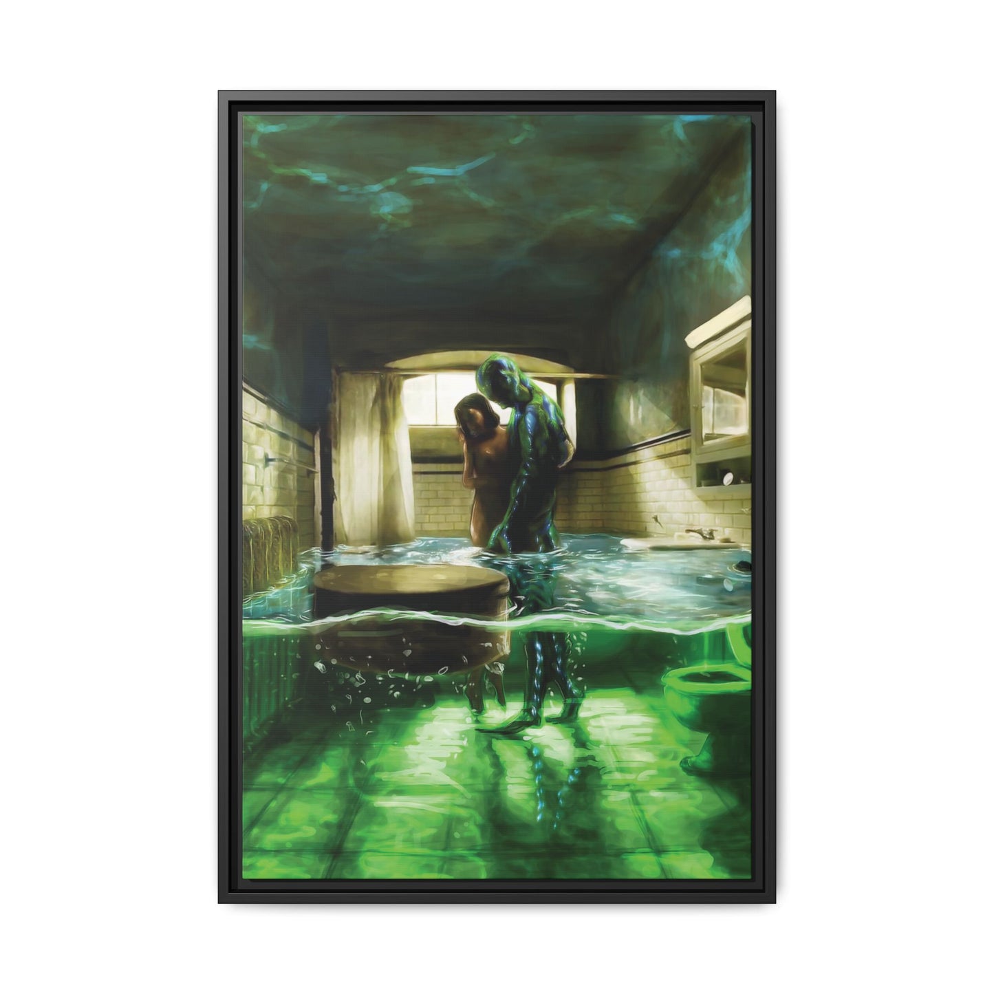 Shape of Water Canvas Art Print - Wall Decor