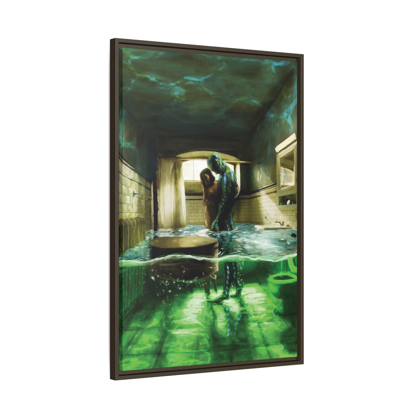 Shape of Water Canvas Art Print - Wall Decor