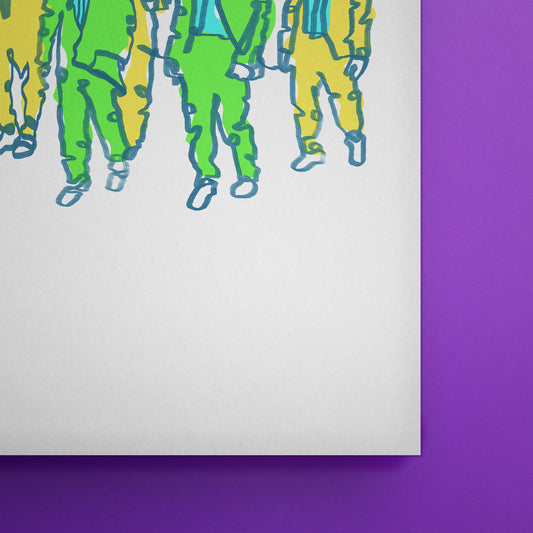 Reservoir Line Art | Painting | Print | Poster | Art - EGLOOP