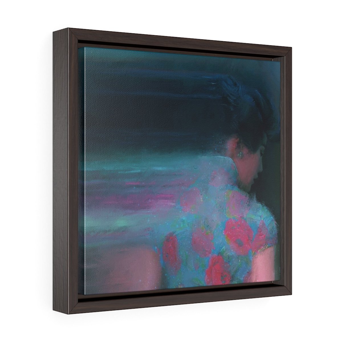 Cheongsam Painting | Limited Edition | Square Framed Premium Gallery Wrap Canvas - EGLOOP