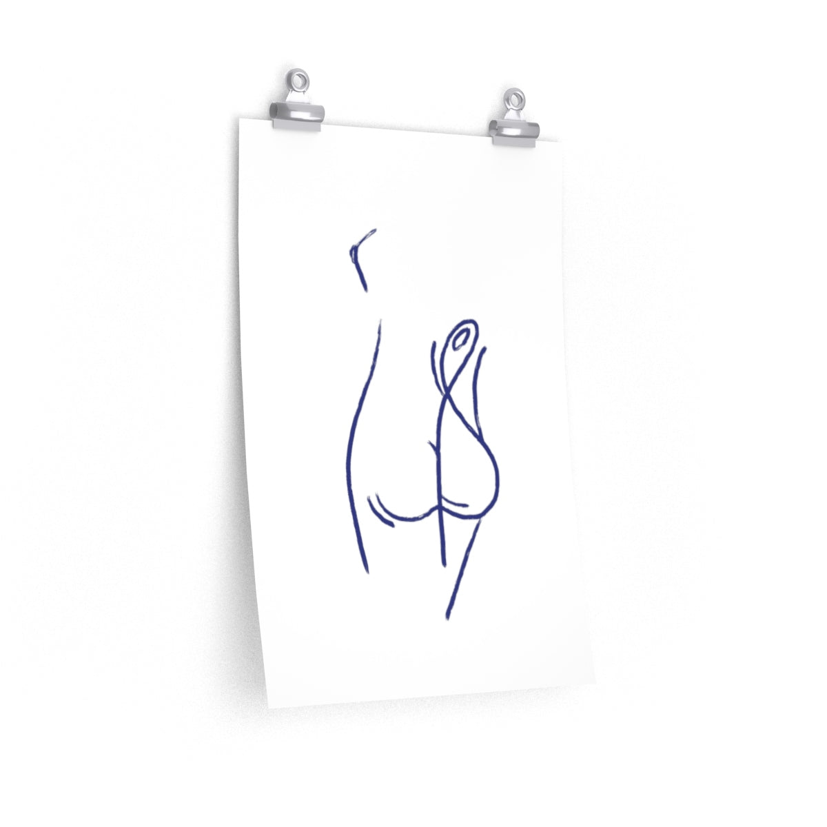Sexy Back | Line Art | Print | Poster | Painting | Drawing | Premium Matte vertical posters - EGLOOP